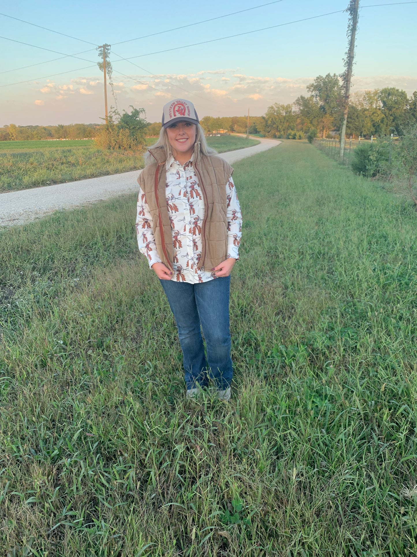 The Pearl Snap Roping Cowboy Button Up