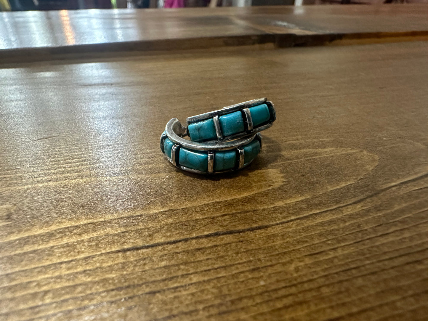 Turquoise Hoops