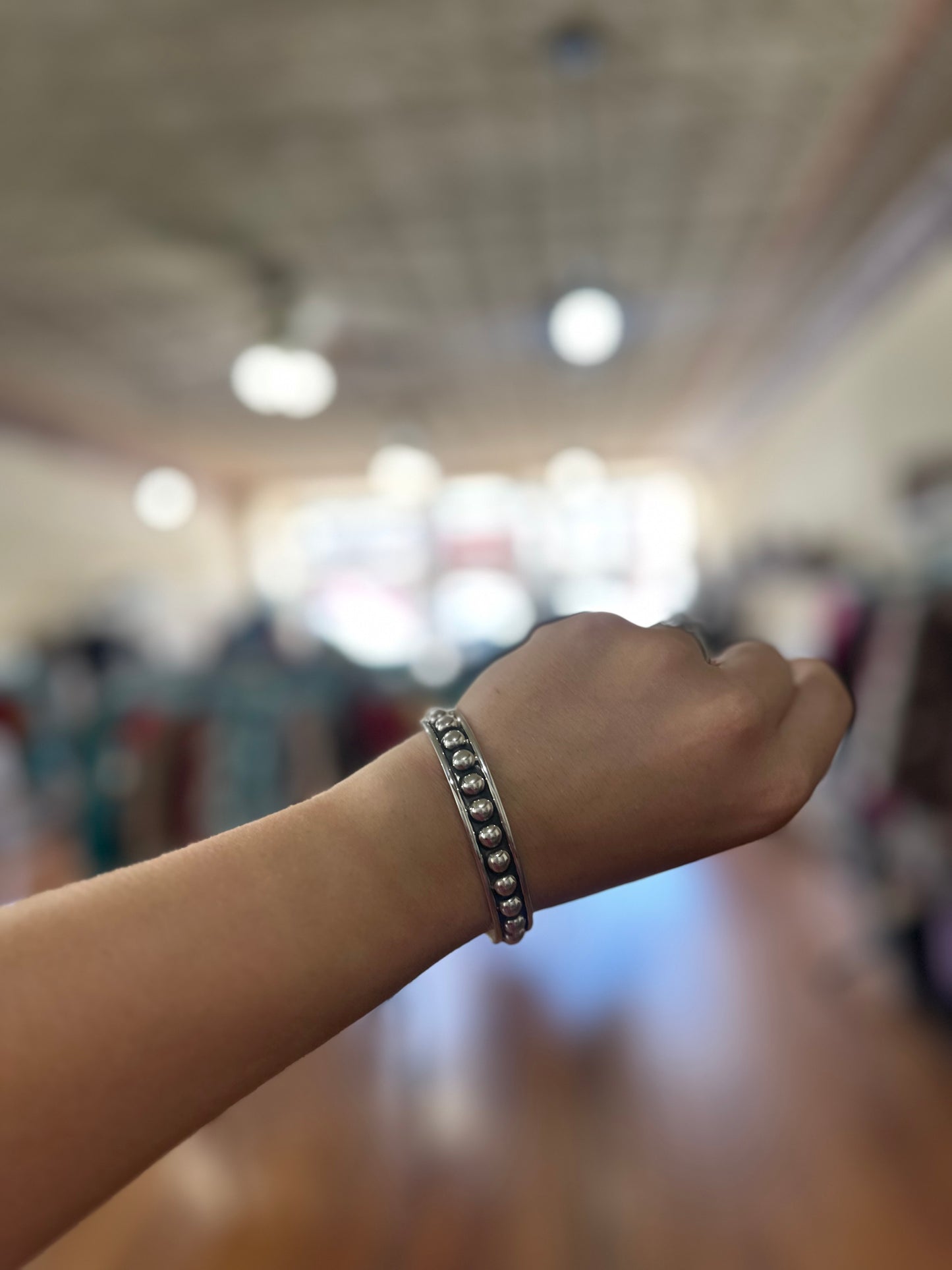 10MM Sterling Silver Ball Bracelet