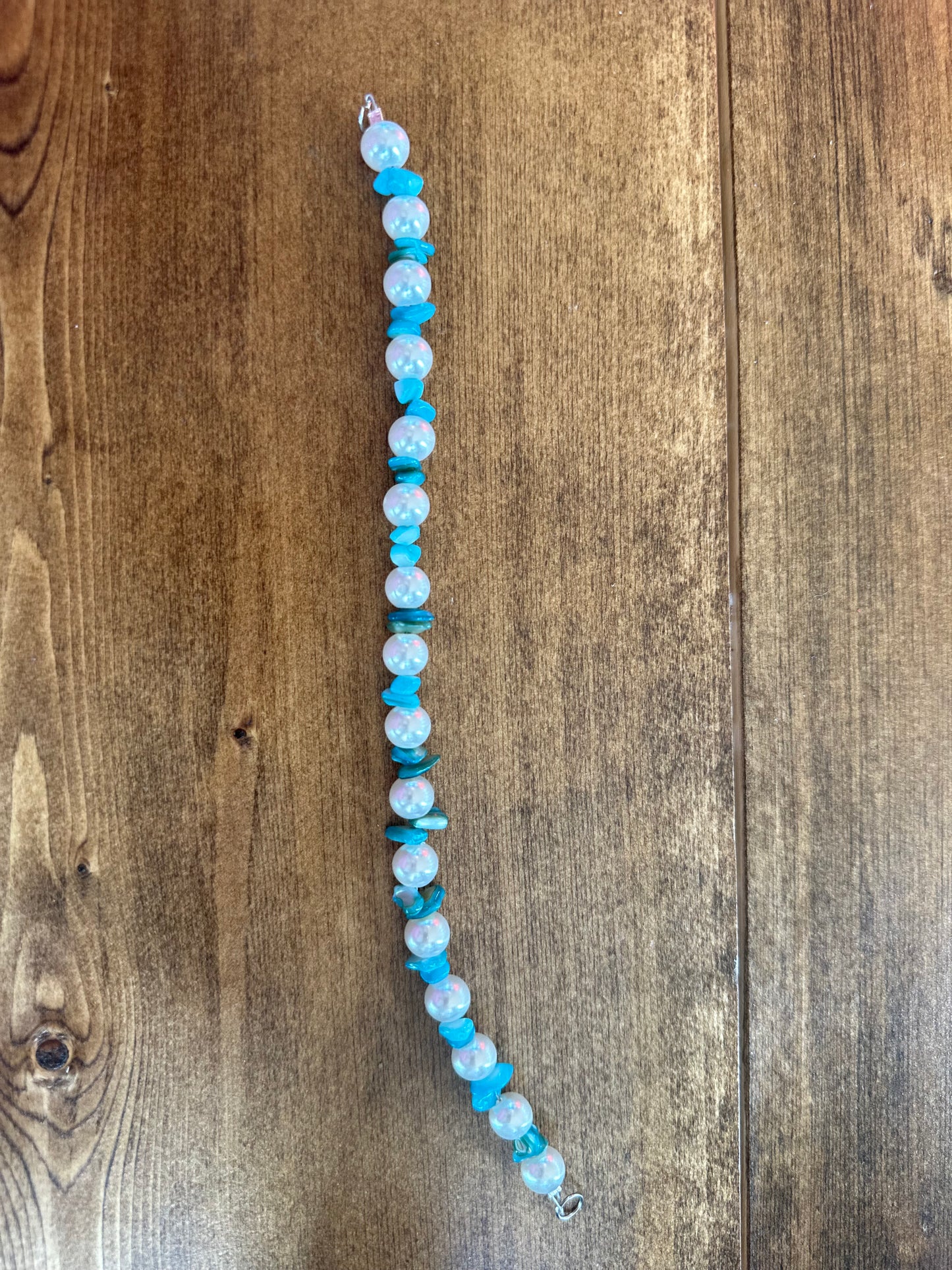 Pearl and Turquoise Hat Band