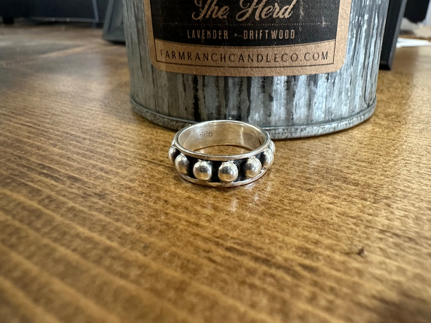 Sterling Silver Medium Ball Ring