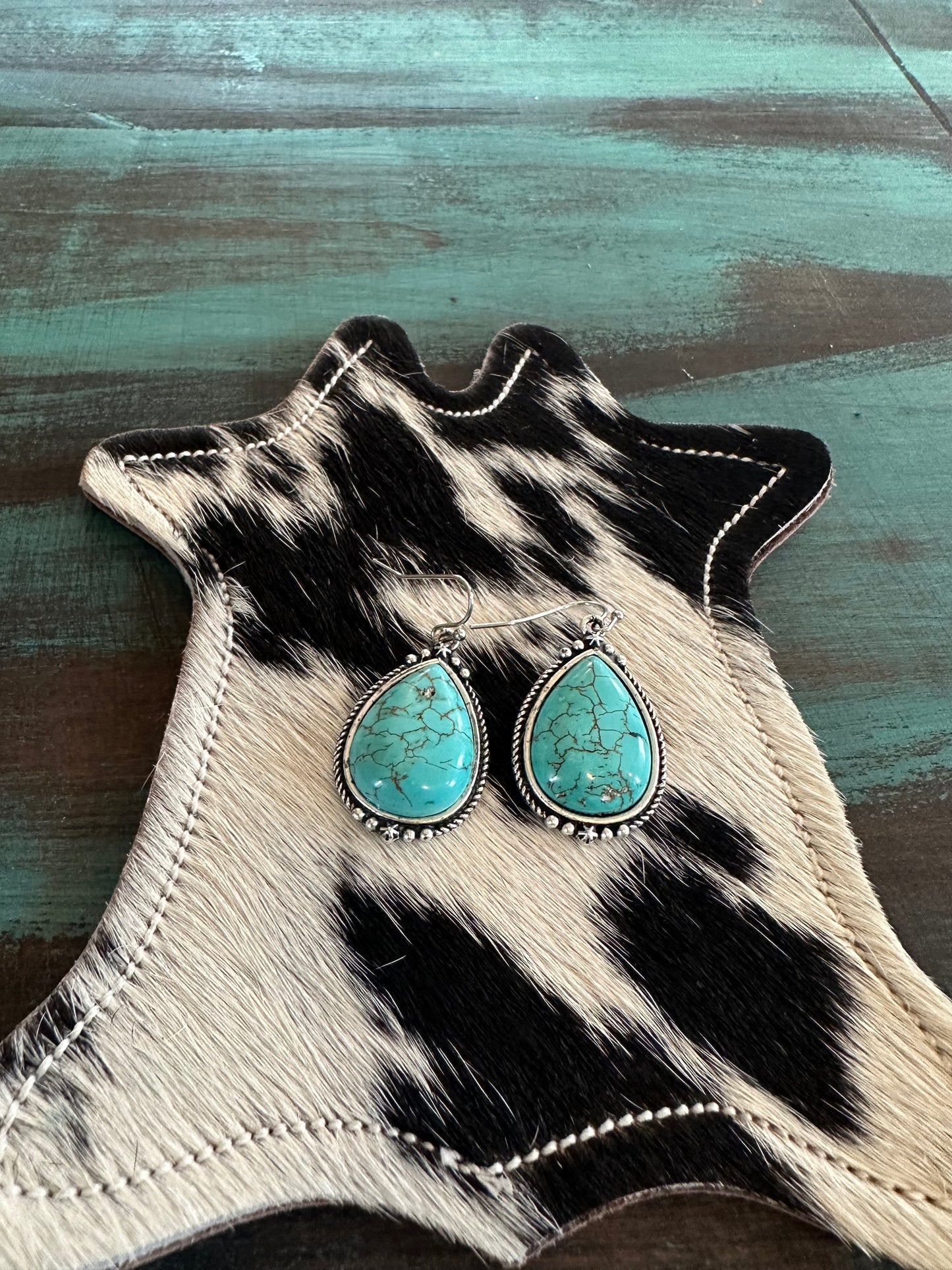 Turquoise Teardrop Earrings