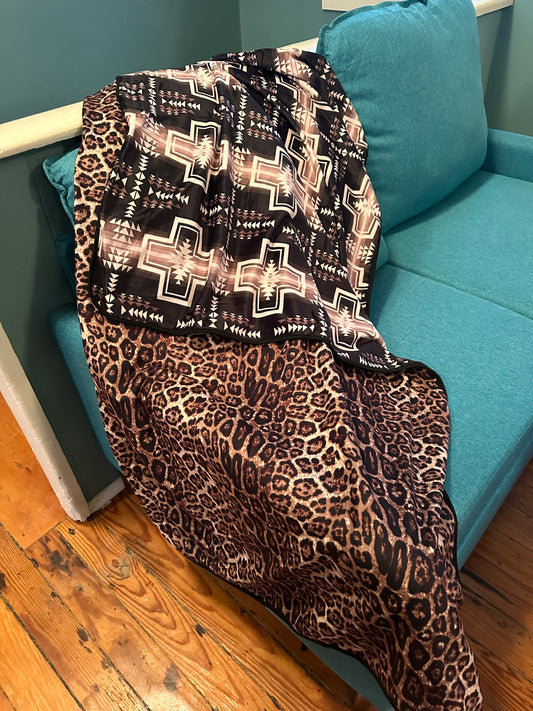 The Leopard and Laredo Blanket