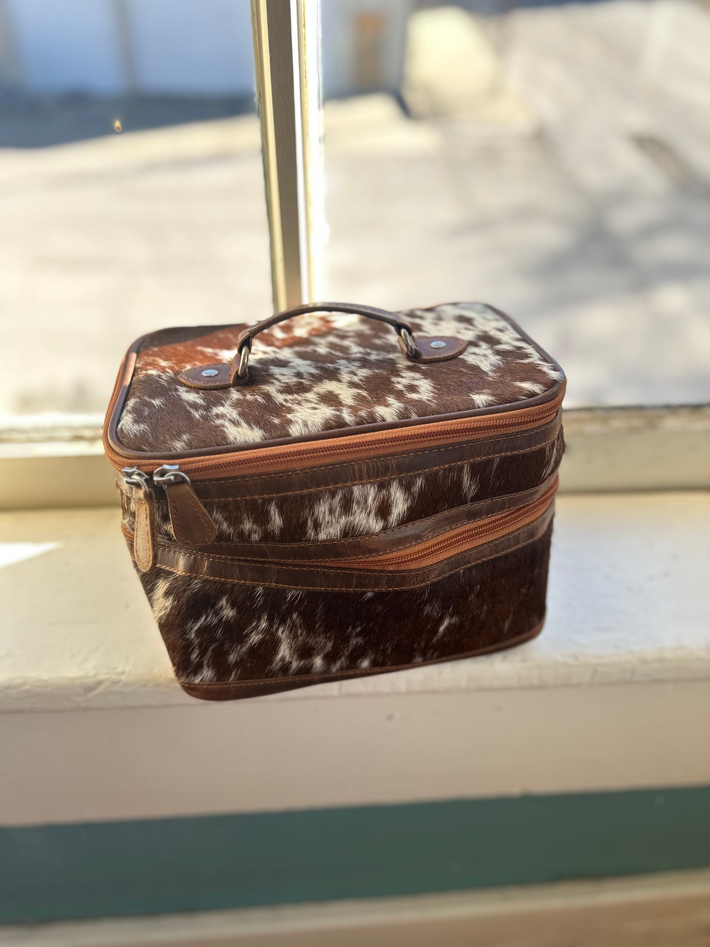 The Cowhide Makeup Case