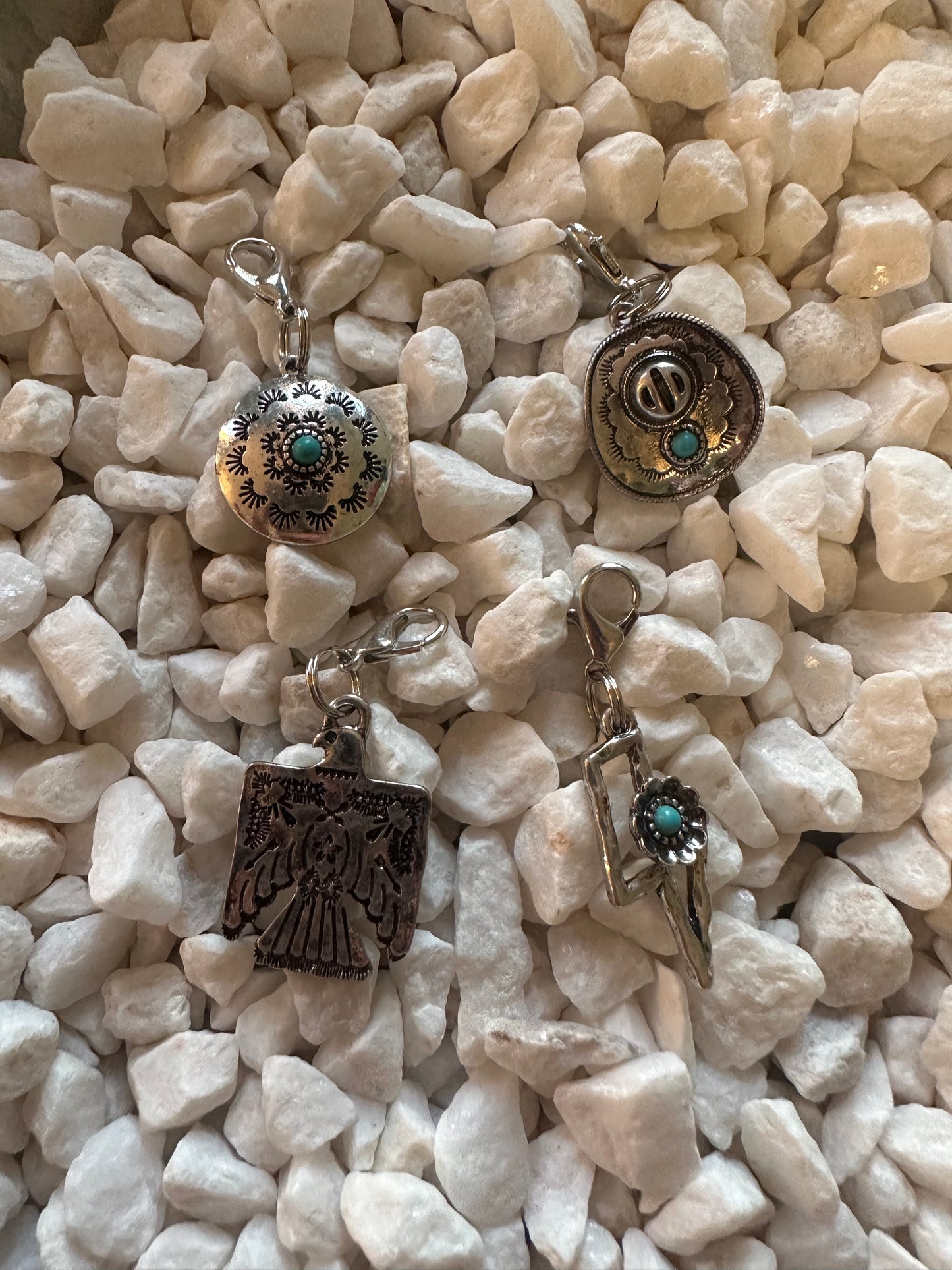 The Turquoise Hat Charms