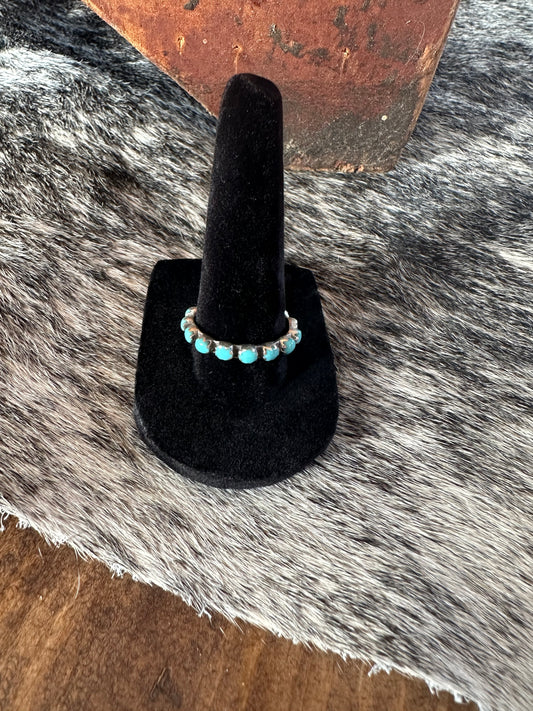 The Turquoise Multi Stone Stacker Ring