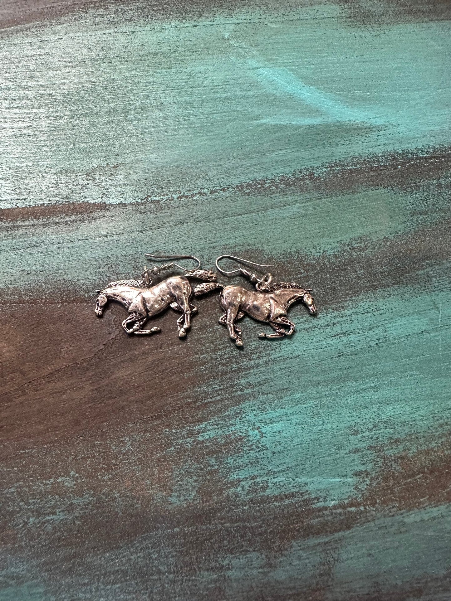 The Horses Run Earrings