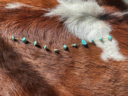 Turquoise Hat Chains