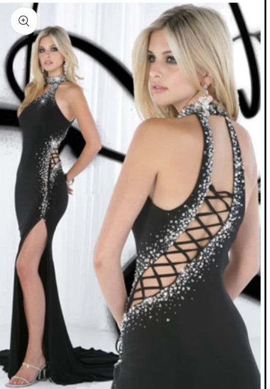 Cutout Gown - Black