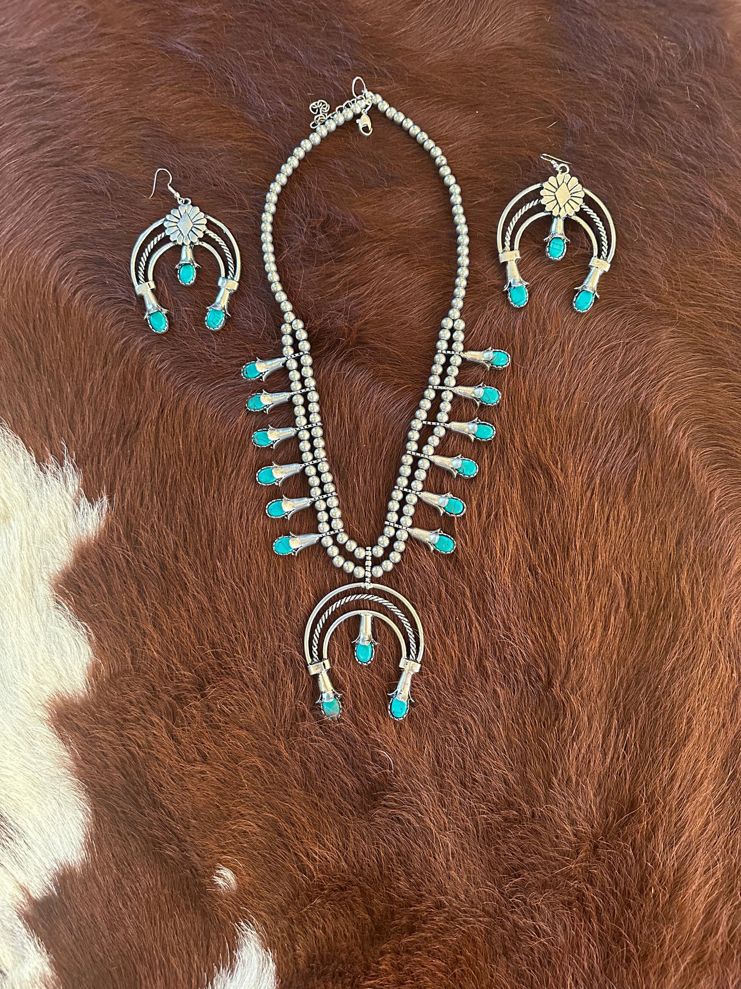 The Alpine Necklace and Earring Set