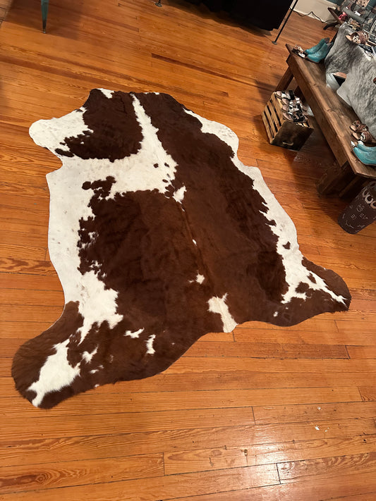 The Red and White Cowhide