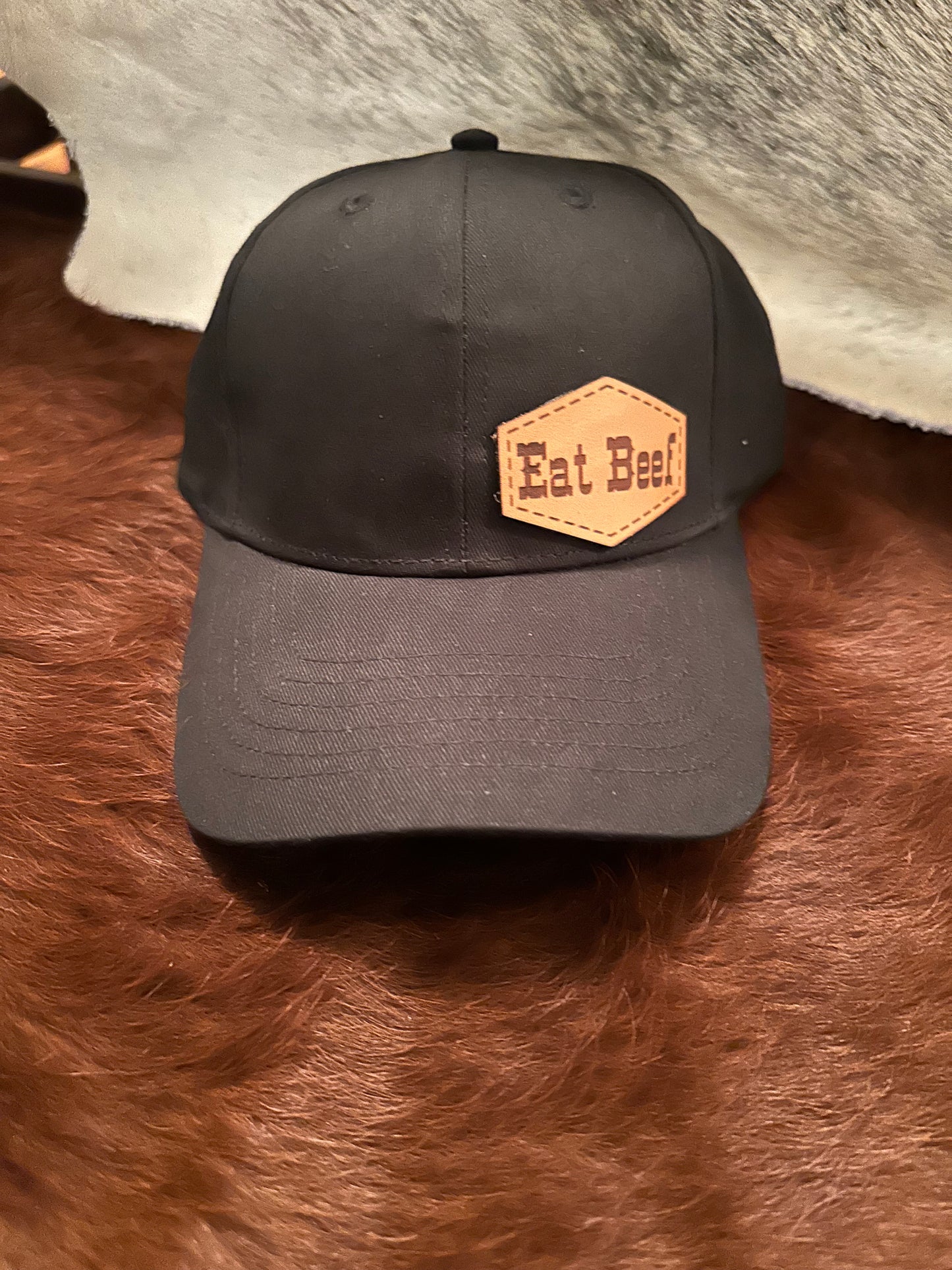 The Eat Beef Ball Cap