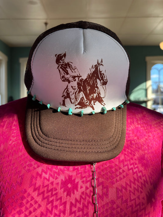 The Vintage Cowboy Trucker Hat