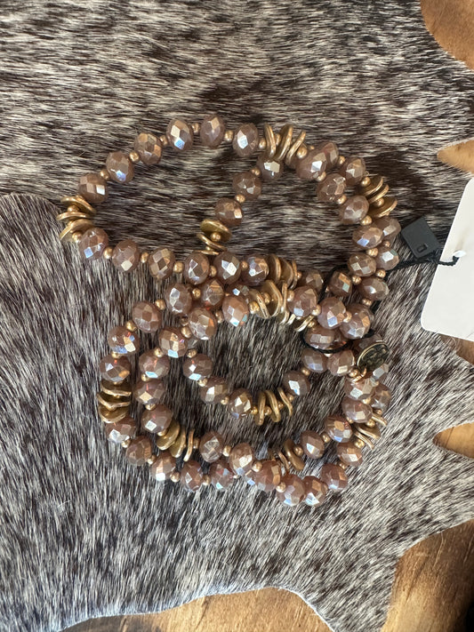 Brown Bracelet Set