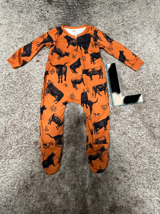 The Cattle and Brands Onesie