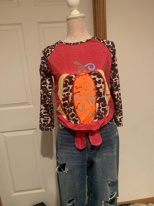 Leopard Pumpkin Shirt