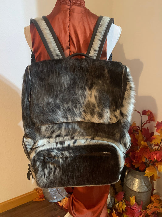 Cowhide Backpack