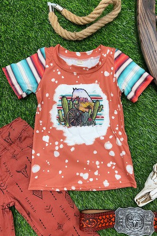 Cactus and Serape Tee Shirt